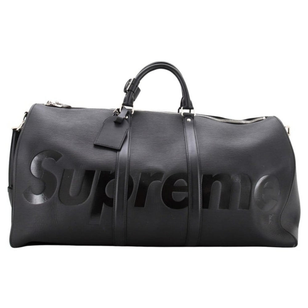 Supreme LV Collab Black Bandouliere Bag